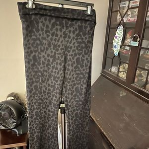 Victoria Secret leopard print workout pants.